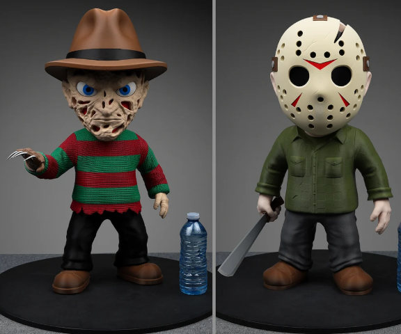 Freddy & Jason — large character figures